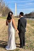 I used this dress for a couple's photo shoot. I got it last minute and did not have time to get it hemmed, so the dress was quite long on me even with heels. The dress was extremely comfortable and I was able to wear it throughout the way with no problem. Because of my petite size I had to have the straps on the tightest option which meant the adjustable part of the strap showed in the front. Overall, it was a great dress for the price. - Tulsi G.