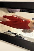 Ordered this for a wedding in Italy because it gave me big Tuscany vibes. And I could not be more in love. It does fit snug and super nice in the chest area so the the zipper and the rest is so flattering and comfy for long wear. Not much stretch so very true to size. I usually wear small and small was perfect. - Erica R.