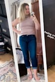 I loved this, but the first time I washed it I washed I never put it in the dryer and also put it on gentle. It got ruined and didn't keep its nice smooth clean texture. It became a bit pilly. Now it's a casual shirt because of that. Be careful, might be best to hand wash this. - Kathleen O.