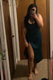 I love how it looks and feels. I did want to have a slit on the side, but the slit itself doesn't look like that on its own. The quality of this dress is great. - Jacqueline G.