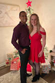 This dress definitely stole the show. Fits true to size, love the details of lace! Not too short. Loved the red. - Natasha P.