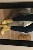 Great color... super comfy. I wear these all day. Receive tons of compliments. - Teri S.