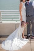 Beautiful and affordable! The back is stunning, and the train looks as great as the photos. My only criticism would be that the material did stretch a hit by the end of the night and was a little loose. - Megan M.