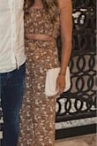 Loved this outfit! I used the tie it came with a few different ways, looks cute as a headband for a 70s vibe, around the waist as a belt, or tied around the top like the photos on Lulus site. Wish I could find more outfits like this one. - Samantha M.