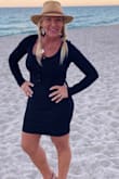 To love this dress.. sexy but casual and the fit and stretch were perfect. - Dorothy P.