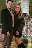 This dress is comfortable, has a great underlining and doesn't wrinkle. It is made of a thick high quality material. The sleeves add an extra little flare and provide a little warmth. I did have the dress shortened two inches, but it otherwise was perfect for me! I paired it with Lulu's boots - Heather W.