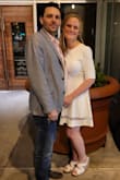 This dress is very shapely and flattering. The sheer portion adds a little flair. The material is thick and does not wrinkle. The half sleeve makes for a nice modest dress that can be worn for any event - Heather W.