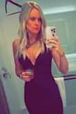 I was worried a small would be too small considering there isn't a lot to this dress but it was the perfect NYE dress! It is VERY short (I'm 5'8) which I was fine with but others might think it's too tight. Looking forward to all of the ways I can style it with jewelry. It's really a blank slate for you to decorate however you like! - Crystal G.