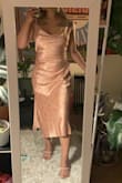 I felt so pretty in this dress and didn't want the night to end because i wanted to keep wearing it! It fit so nicely in all the right places. The detail is beautiful! I can't wait for another event to wear this to! - Pearl L.
