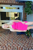 I wore it for homecoming and got so many compliments. Fits really nice, just a little on the shorter side if you are tall like me. - Maddie B.
