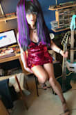 Close fitting and brilliantly colored, wear this dress and be noticed everywhere you go! Don't be shy! - Mark H.