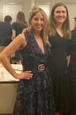 30F, 5'5, 135. Could've gone with the small but safety pinned it in different areas to appear more snug. It's a very flattering look. - Jami C.