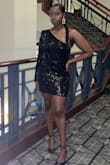 worked out perfectly for NYE, a little tricky to get on as the zipper doesn't open all the way to the top, but once on fits true to size. - Raquel H.