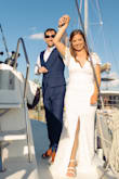 I received so many compliments wearing this dress at my elopement-style beach wedding. I didn't hem and wore it as is. It was comfortable and was snug in all the right places! They couldn't believe the price I paid either!! - Julie C.