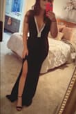 Loved this dress for my NYE party! I got so many compliments on it! Dress runs a little long so if you don't want it to drag you might need high heels - Samantha E.