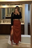 Skirt is perfect length and a really cute pattern. - Jackie G.
