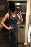 I ordered this dress for a NYE wedding and it did not disappoint!!! I am 6ft tall and it was the perfect length to wear with flats for me. It fit true to size and was really comfortable. Bonus, you can wear a regular bra and underwear with it without the fuss of special undergarments! I got many compliments and felt fab! Already looking for another occasion to wear it! - Margaret L.