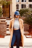 I absolutely love how perfect this coat looks! you can dress it up or down. I originally ordered a medium but returned it for a small and still was a little big feeling. - Miriam S.