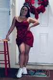 This dress rocks! It was very comfy and beautiful. I Loved it. - Damaris O.