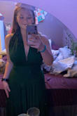 Purchased to be a bridesmaid in a June wedding! Super comfy and the color is beautiful. Will definitely need to be hemmed but a stunning dress - Audrey M.