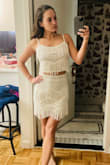 This was very flattering on. Wasn't tacky at all. Very cute for a modern roaring 20's party or a NYE party. - Jordan K.