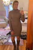 I ordered a couple of dresses and honestly didn't think I would like this one because it was the tightest. However, it looks amazing and is very soft/comfortable. Very flattering! So happy I took a chance and ordered it. - Kelsey C.