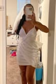 I'm getting married on a yacht and didn't want to overdo it on the dress since shortly after the ceremony we will be in swimsuits, this fits so well and looks great on and super comfy and stretchy with great quality material! I added a bow that I ordered from Etsy and it made it even more perfect! Thank you - Rae L.