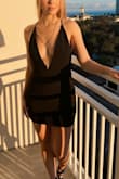 I was nervous about ordering this dress with not a lot of reviews but it fit so well!! I'm so happy lol. - Harlee C.