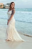 This dress hugged all my curves in all the right places, yet still flowed freely and the material was super soft. Since we eloped in Barbados I intended on taking trash the dress photos so I definitely didn't want to spend thousands on a dress that I planned to wear only once. I have received endless compliments on this dress, both on my wedding day and through my amazing wedding photos! I am so grateful that I found Lulus and am now a repeat customer for every occasion. Loyalty for Life from this Beautiful Wife!!!! - Jennifer S.