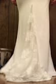 I will be wearing this for my elopement. Honestly was amazed by how perfect it was. No alterations are needed! It is a bit long. But I think it's fine once I get heels. I'm usually a 000 and the XXS fit just right. It's very stretchy and comfortable. Just great quality. I'm so happy with it! The pictures I took obviously didn't do it justice lol. I had to screenshot from a video. But the dress is gorgeous! You won't regret it! - Brianna P.