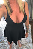 I love this dress because it can be casual or dressy.  Super comfy and fits great. I have a large bust, and the girls fit great in this. You obviously can't wear a bra, and the amount that's revealed is perfect. Lulus never disappoints on quality. The fabric feels excellent. Adding this to my trip to Key West next month! Get it, you'll love it! - Amy T.