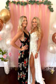 I absolutely loved this dress! So flattering and beautiful! It's very long even with heels and I am fairly tall. - Ashley