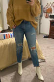 Very cute and comfortable! Really oversized. I'm normally a medium and this is huuuge. Probably could have gone down to an XS. Perfect if you're looking for a really oversized sweater! - Kirsten A.