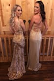 I have only worn the sparkly clip so far and loved it. I didn't wear the others yet because I didn't want too much going on with my other jewelry and my dress. - Jenny D.