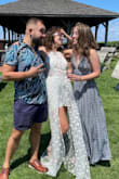 This is my new absolute favorite summer dress! Light and airy, it is extremely comfortable on a hot summer day. I love the pattern and tassels on the straps. It's a bonus that you don't need to wear a bra with the dress! Perfect for wine tours, dates, or even as a fancy beach coverup. Love it and have received so many compliments on it! - Julia K.