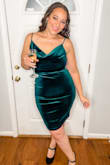 I loved everything about this dress. I usually prefer adjustable straps, but I was lucky and they fit perfectly. - Kathleen M.