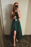 Wore this for NYE, got so many compliments. It fit great and made me feel so pretty. It was wrinkly out of the package, but an iron on low heat fixed it in no time. - Emily O.