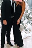If your hesitating to buy, don't. Purchased for a wedding and was so comfortable and flattering! Usually wear a medium and purchased medium, true to size. I do have a smaller bust and had no issues with the top staying up. Was also worried about length due to being tall but was plenty long even with heels on. Highly recommend! - Abby B.