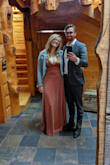 This dress is amazing!! It's so soft and beautiful. Made my boobs look great too. Threw on a jean jacket and it was a perfect wedding ceremony dress. So many compliments. The only thing that I would've changed was the straps, if I could take them in a bit more that would help avoid boob slippage during dance parties. - Lindsay H.