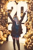 This was so comfy but perfectly sparkly enough for NYE!
I felt like I was on euphoria - Kaycie B.