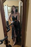 I absolutely love this dress and never want to take it off! I'm normally size M or L and ordered a M; it fits perfectly! I'm tall and plan on wearing heels with this dress, so no need to hem it, but I could see others needing to take it up a bit. I bought it for my friend's wedding and can't wait to wear it!! - Danielle C.
