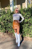 Love this skirt fits very well and I felt hot in it - Julie H.