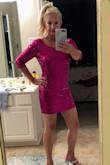 Lulus is always my go-to dress for anything special! This dress is a showstopper. I got so many compliments! Yes, it's short! I got a small which is what I normally wear, I could have gone medium. It has a little stretch. I wore this to a xmas party and it was perfect! Not bad for a 70 yr old. lol - Sandy S.