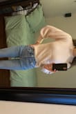 I absolutely love how this sweater fits. It makes a pair of jeans look dressed up which I absolutely love. And it's a great top if you work in a professional setting. 
I gonna buy it in black too! - Shiaslynn T.