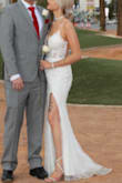 I loved this dress, I had it altered cause it was a little long and had a slit added. So beautiful. - Martha F.
