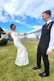 this was the PERFECT wedding dress, I never buy clothes online but this was the only site with affordable dresses and the design I wanted. I wasn't sure about either ordering XS or S but the Lulus chat advisors helped me and told me to get the XS. It was perfect, I was surprised on the fabric, considering the price I paid, I got an A premium quality, comfy, soft and not heavy at all dress. Everyone complemented my dress and asked me where did I get it. I honestly couldn't be happier with it and even now if I had a huge budget, I still would purchase this dress. GORGEOUS!, Thank you Lulus!! - Laura J.