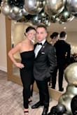 I ordered this dress for a black-tie wedding on NYE - wow! So many people complimented me on the dress & it fit perfectly. Typically, I stay away from strapless dresses but after reading reviews I decided to go for it and it was perfect! Did not fall down & was perfectly snug. I am normally between a small and a medium, but I am happy I got the small, medium definitely would have been too big. Also, the length was great & I did not need it altered or anything! Overall, can't wait to wear it again! Love! - Allison M.