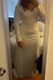 Fits like a glove. Absolutely in love.
now I just gotta find my Mr. before I could wear this masterpiece. - Irene H.