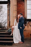 I ordered this dress 3 weeks before my wedding. It shipped fast and only needed a few minor alterations. I got married on 1/ 9/2022 . 
It was perfect for an outdoor winter wedding. The quality and pinning in the dress is amazing for the price. - Robin M.