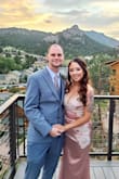Wore this dress for my wedding reception. Was easy to move around in and dance in. The train is a little long but otherwise, loved it! - Nancy L.